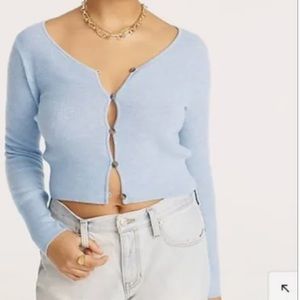J Crew Featherweight Cashmere Cardigan